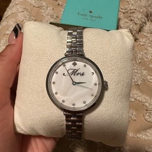 Kate Spade Silver Mrs Watch